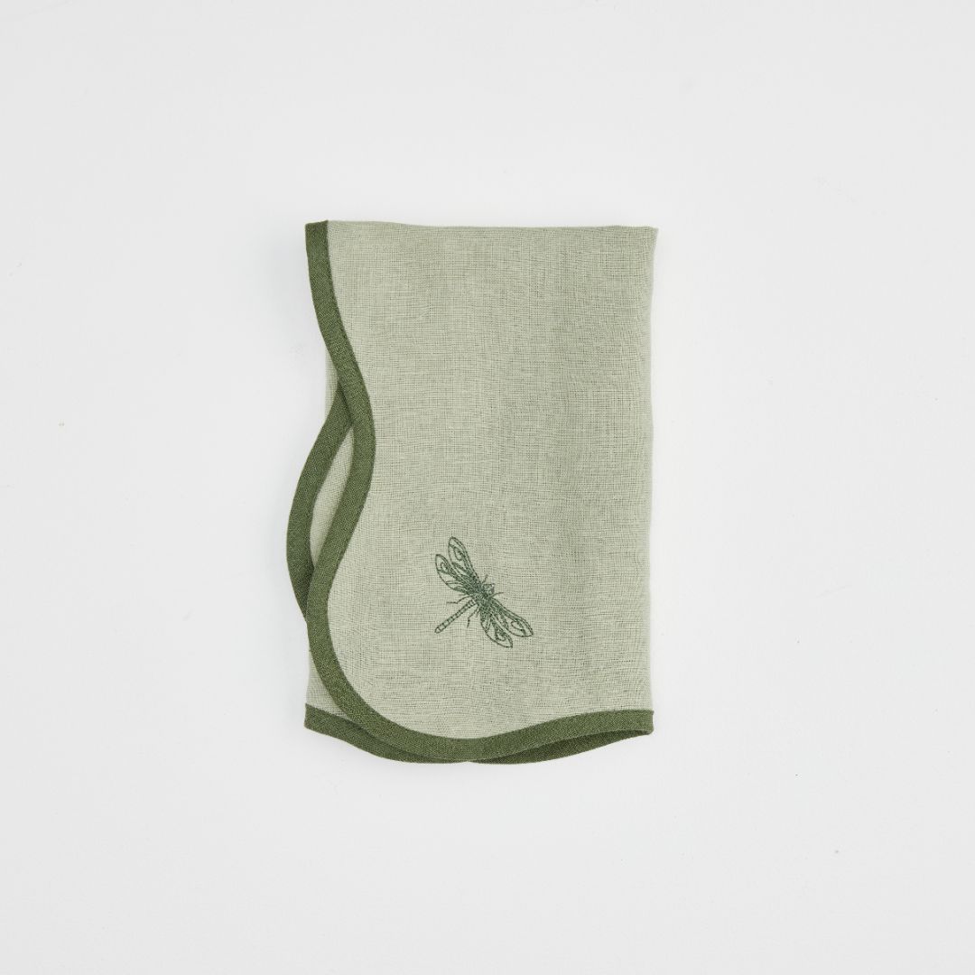 100% French Linen Napkins - Forest (set of 4)