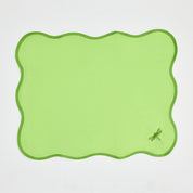 100% French Linen Placemats - Kiwi (set of 4)