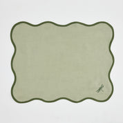 100% French Linen Placemats - Forest (set of 4)