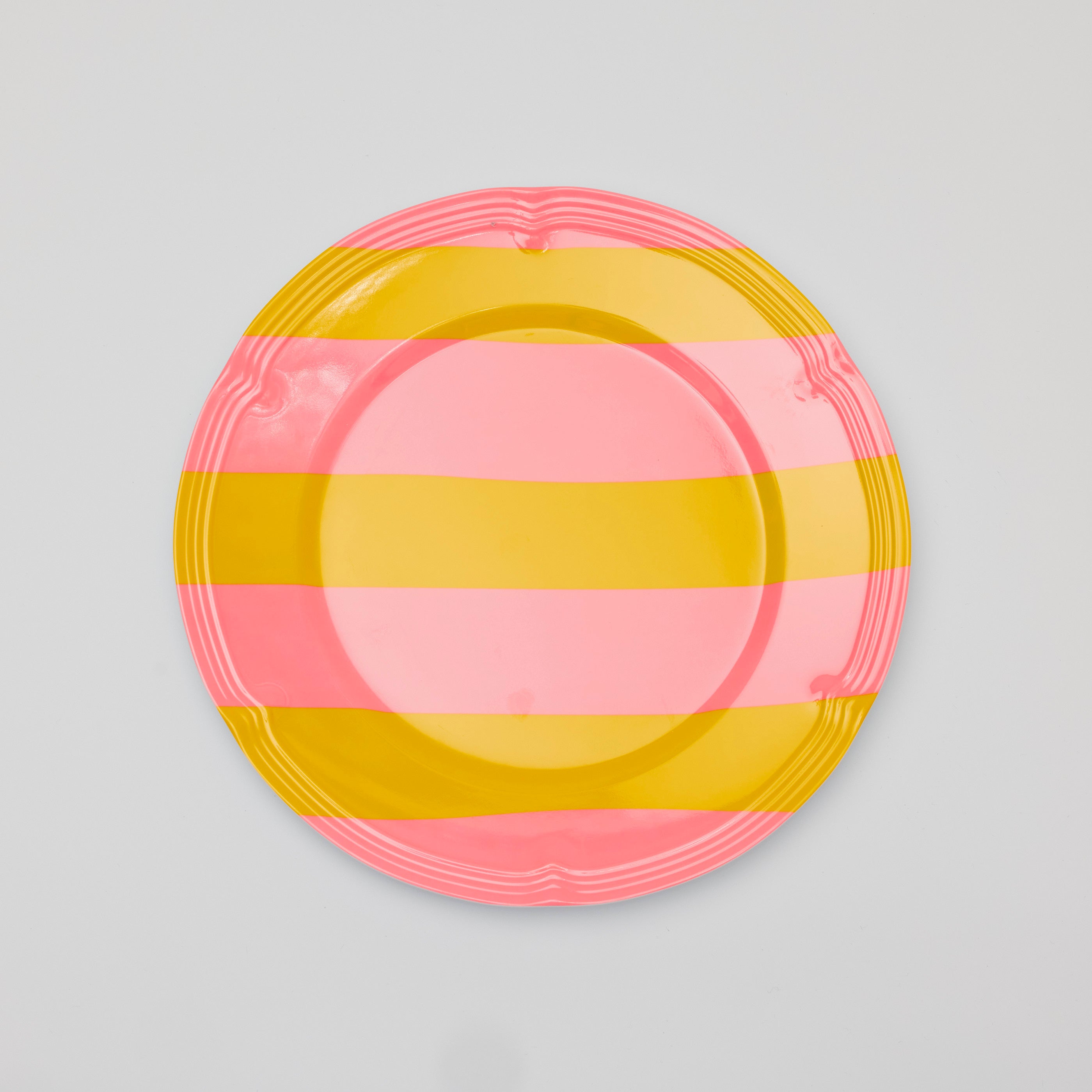 Baby, Let's Go Outside Melamine Plate Set | Striped