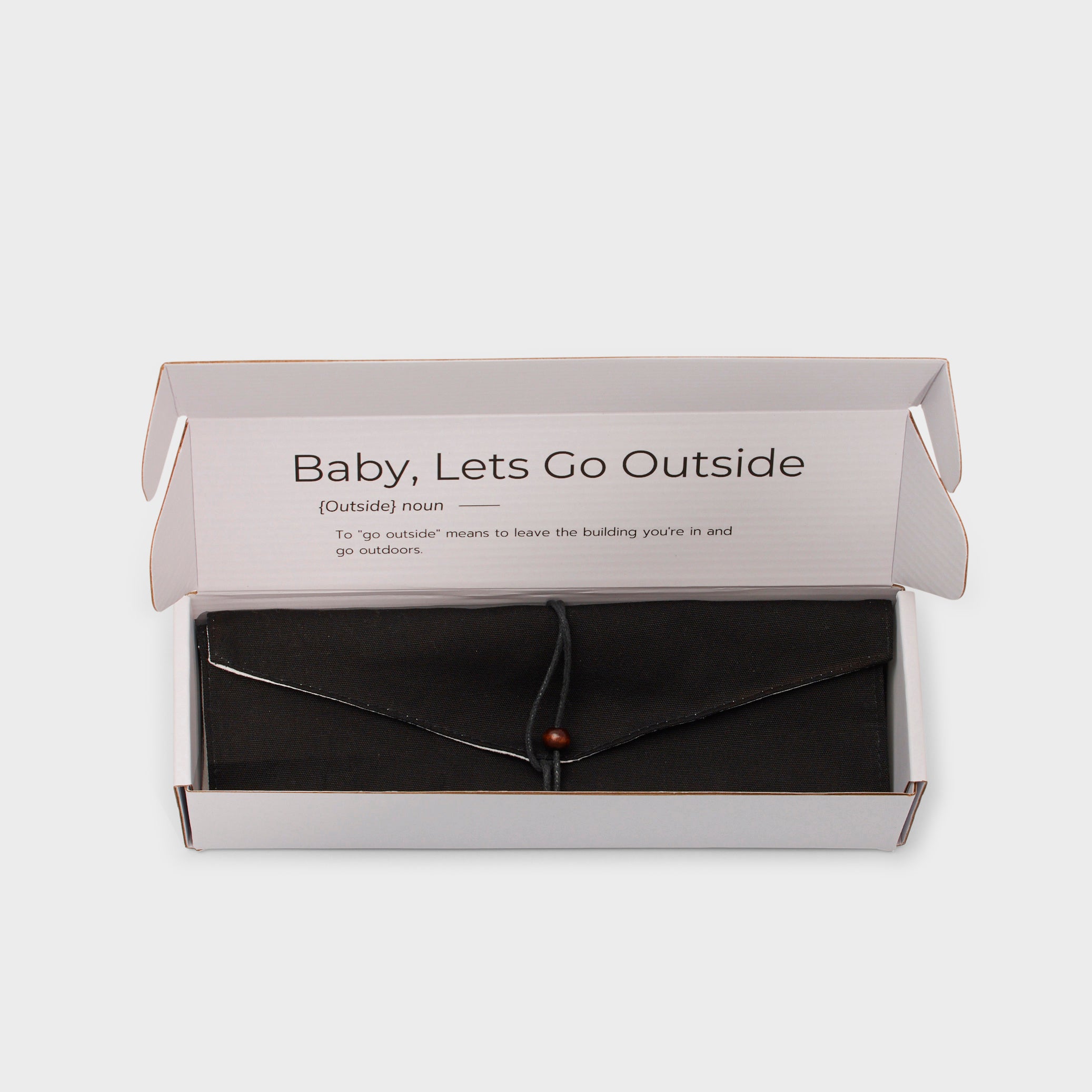 Baby, Let's Go Outside Cutlery Wrap
