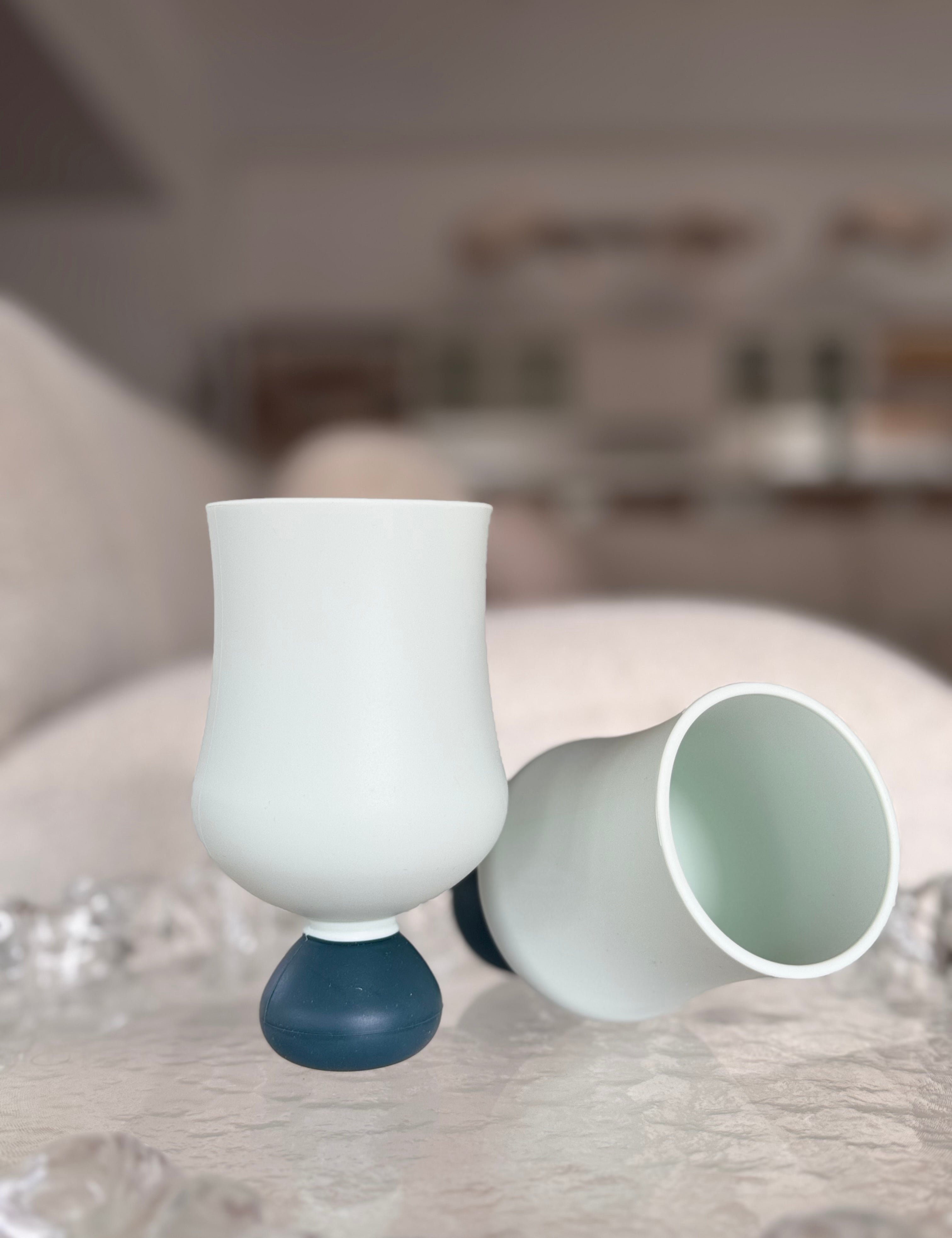 Unbreakable Silicone Bubble Goblet Set (2 pcs) STYLD.