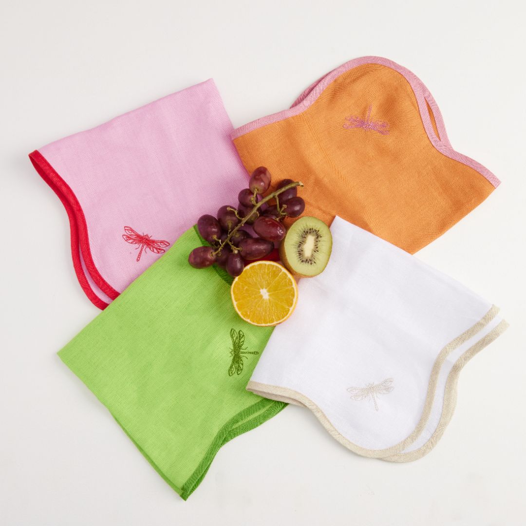 Scalloped-edge Napkin | Sweetness (set of 4)
