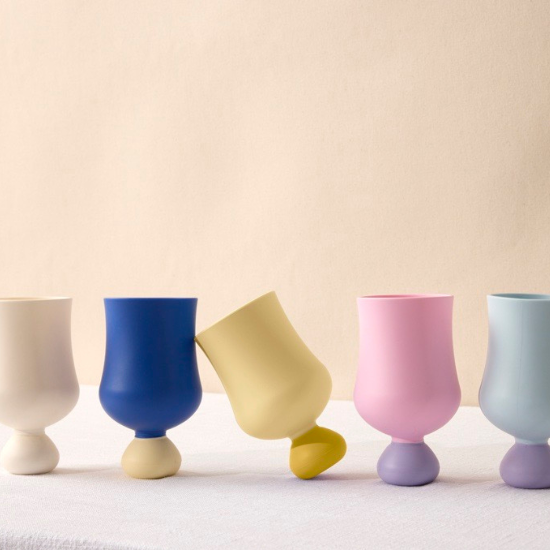 Unbreakable Silicone Bubble Goblet Set (2 pcs)