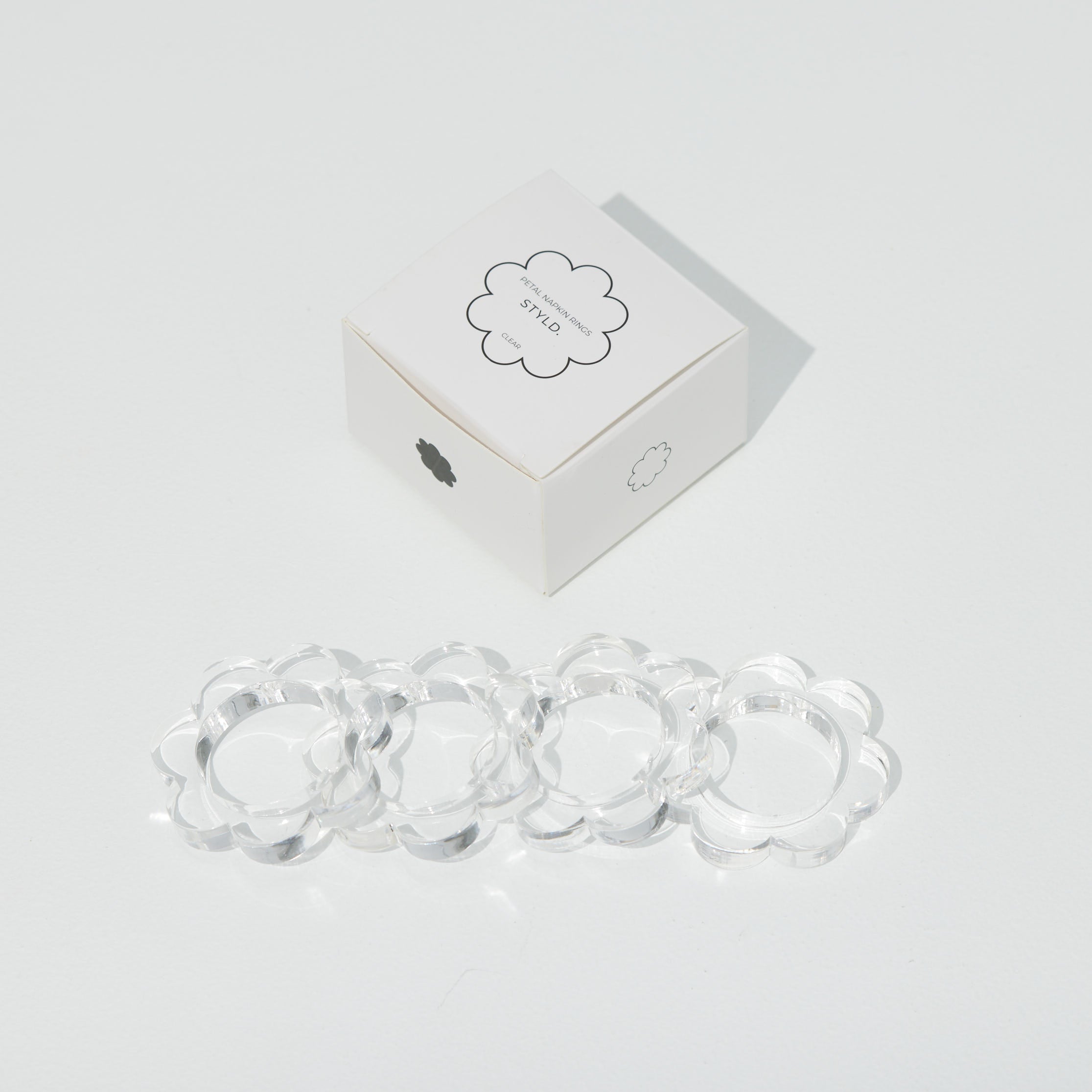 Acrylic Napkin Ring I Petal