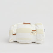 Vanilla Latte Striped Boyfriend Towel
