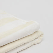 Vanilla Latte Striped Beach Towel