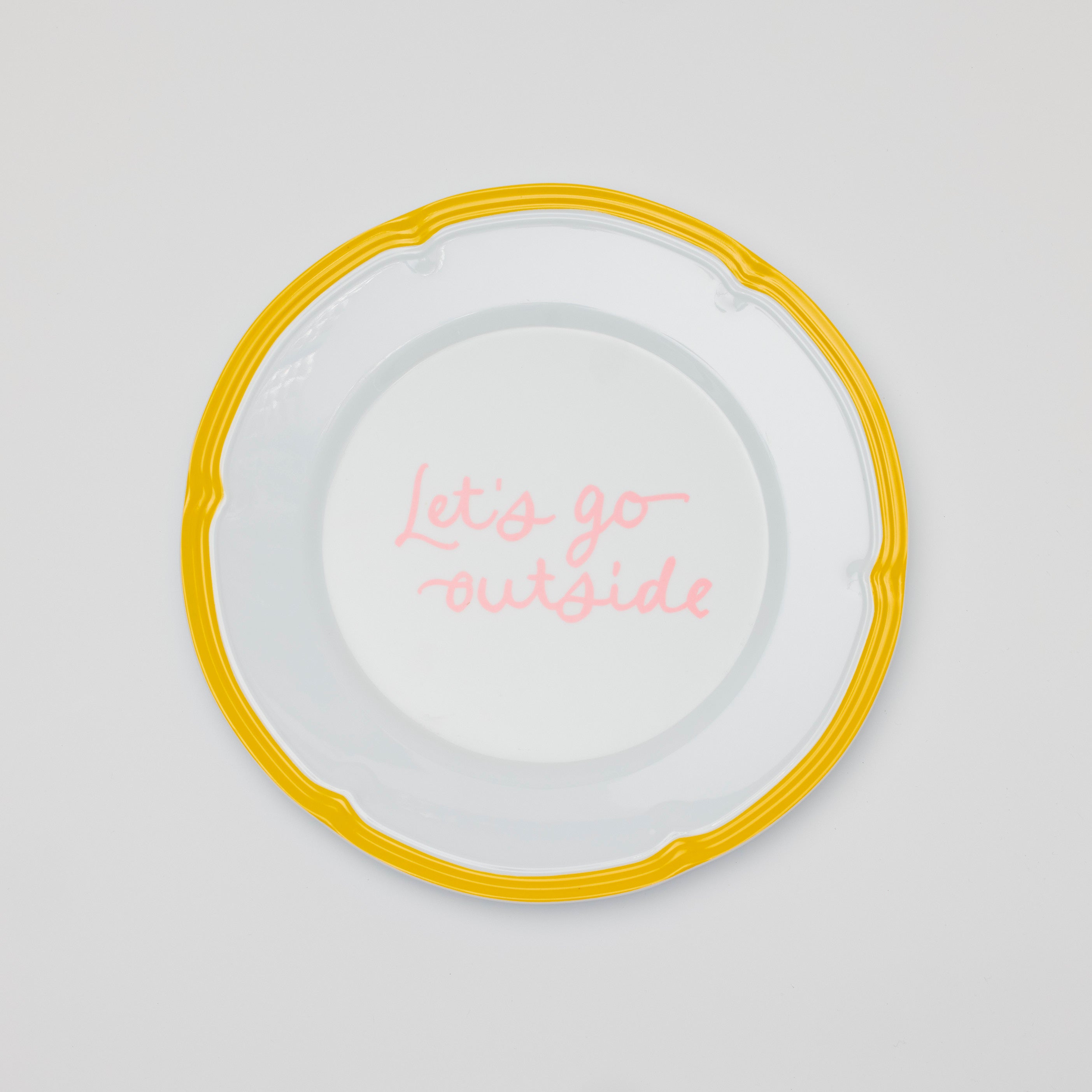 Baby, Let's Go Outside Melamine Plate Set | So Yummy