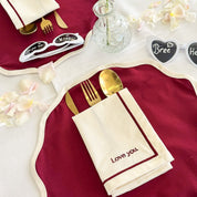 Love Me. More. Napkin + Placekin Bundle